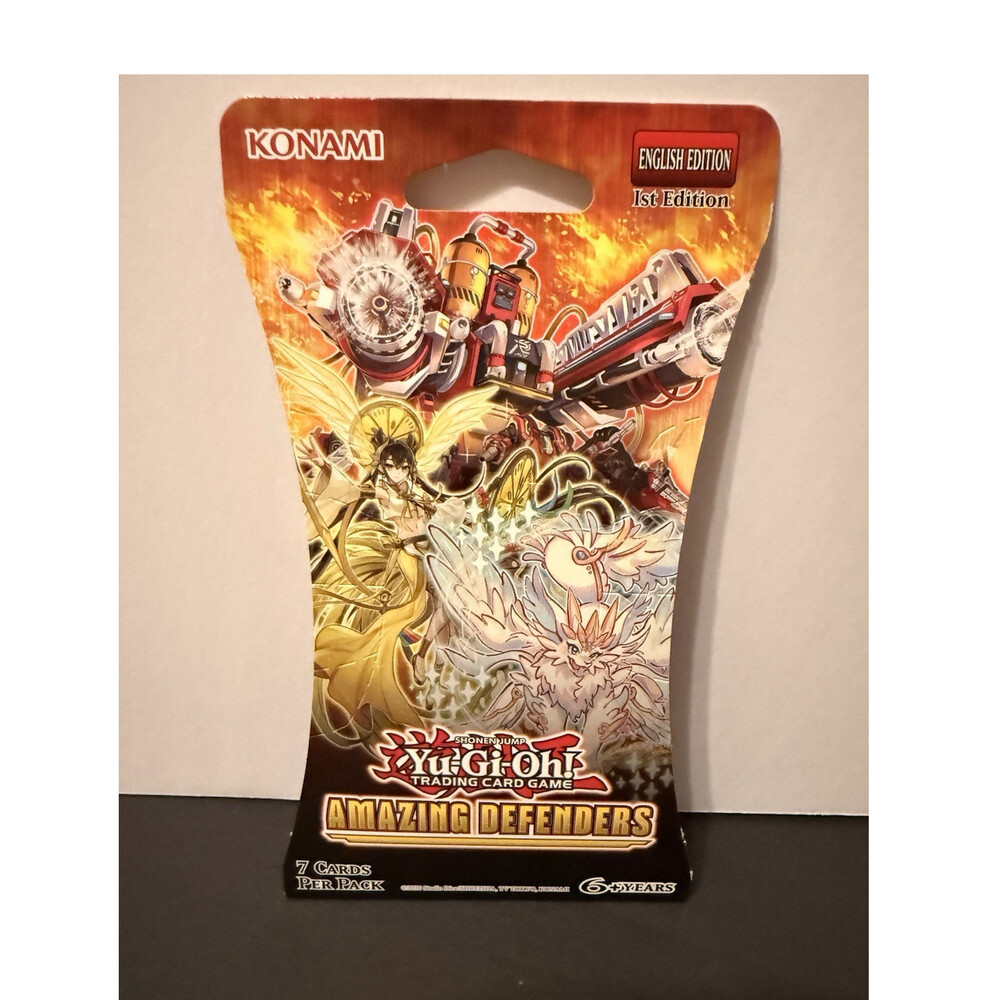 Yu-Gi-Oh! Amazing Defenders 1st Edition Booster Pack English 7 Cards